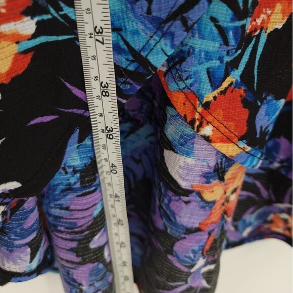 Swimsuits For All Swimsuit Cover-Up Midi Wrap Dress Burnout Floral Racerback NWT - Picture 14 of 14